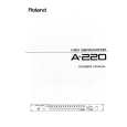 ROLAND A-220 Owners Manual