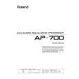 ROLAND AP-700 Owners Manual
