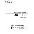ROLAND AF-70 Owners Manual